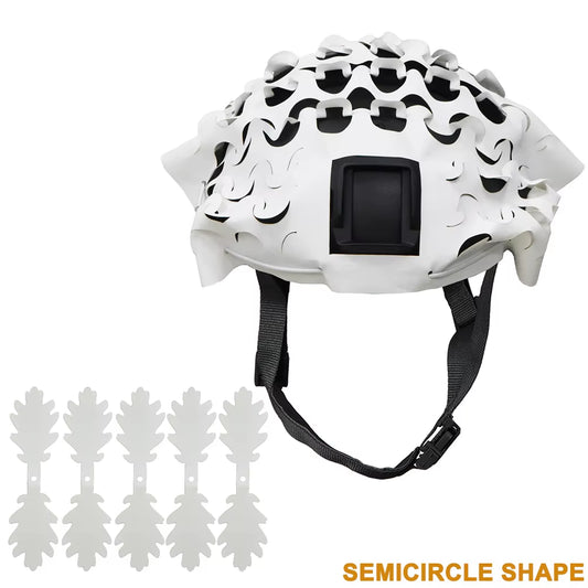 3D Camo Laser Cut Leaf Shape Airsoft Helmet Cover Mesh Helmet Cloth Paintball Paratrooper Hunting Airsoft Helmet Accessories